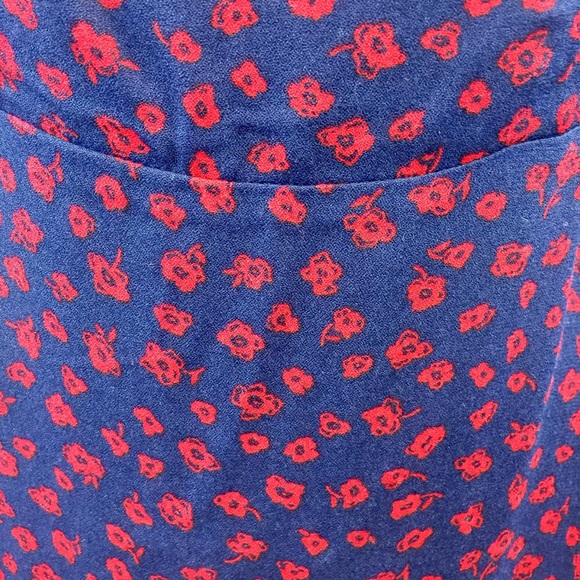 Reformation Granada Midi Dress in Virgil - Picture 7 of 8